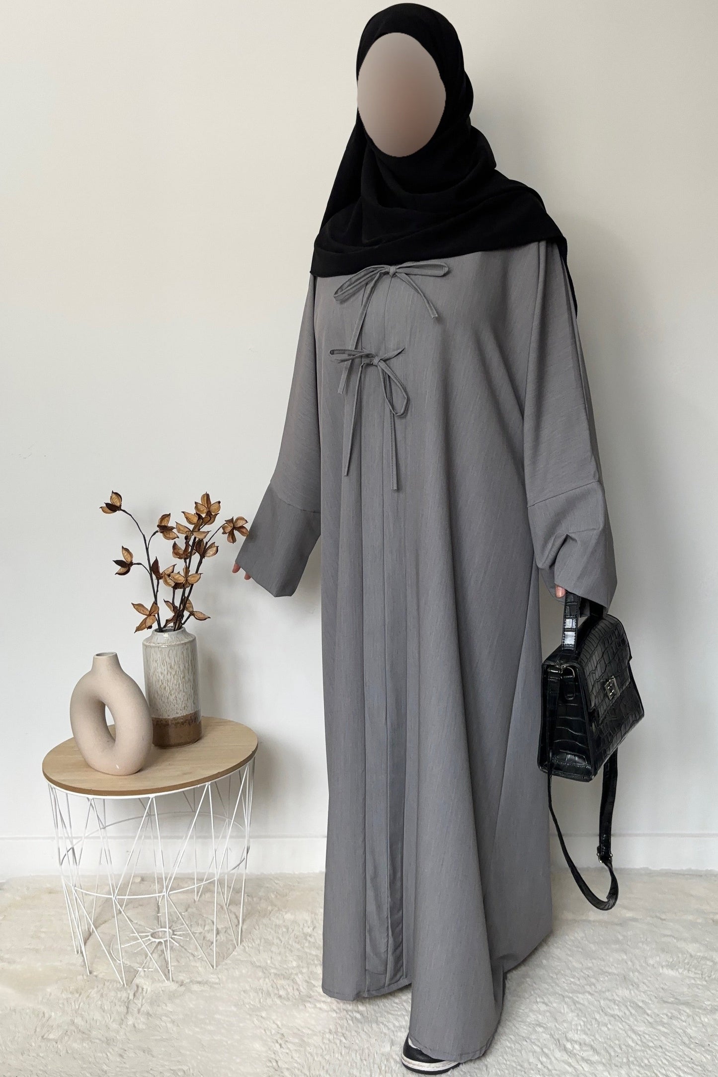 Robe à noeud Jun - Gris